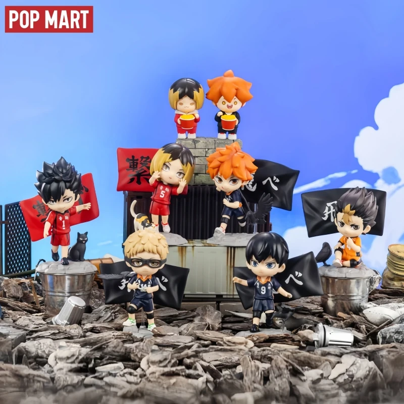 

Новый хит продаж, подлинная поп-март, волейбол, молодежный мусорный сброс, боевая серия, сюрприз, слепая коробка, модная игрушка, фигурка, подарки