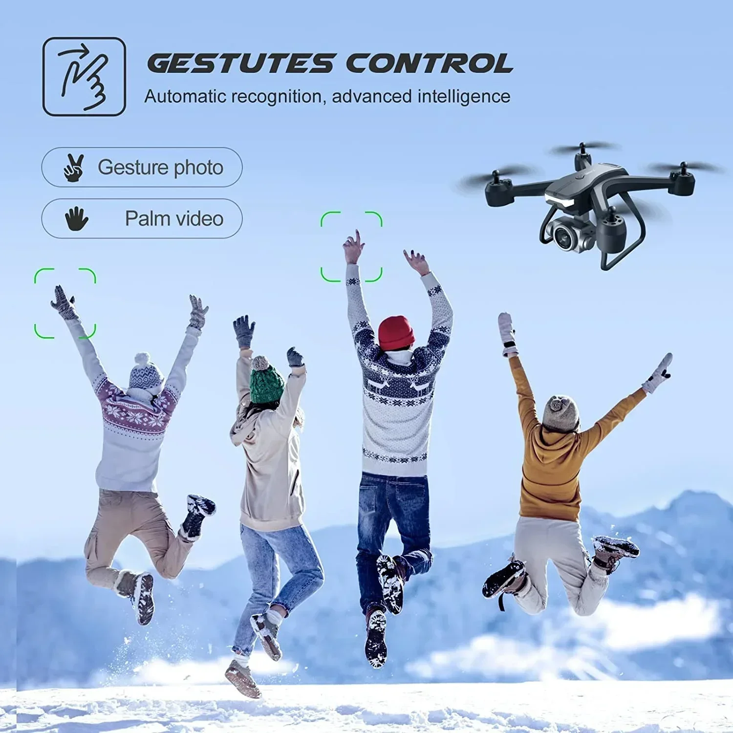 4DRC V14 RC Mini Drone 4K 1080P Dual Camera Wide-Angle WIFI FPV Drones Altitude Hold RC Helicopter Quadcopter Gift Toys