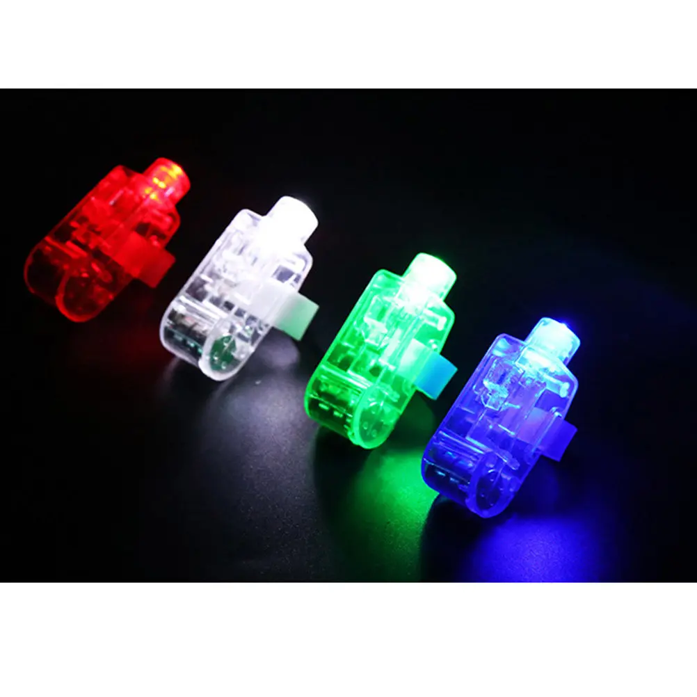 

25Pcs Plastic LED Finger Lights Rings Light Up Party Favors for Night Club Disco Festival LED Rings Finger Toys
