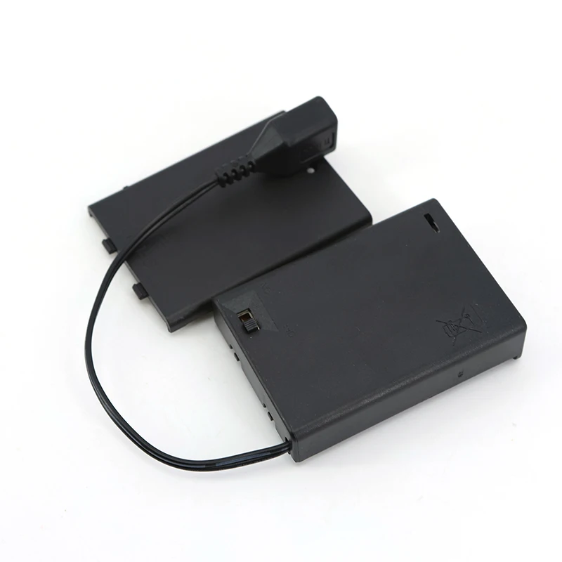 4.5V 3*AA 65x45x15mm Battery Case With 5v USB Port For Building Blocks LED Light Kit With case cover Switch