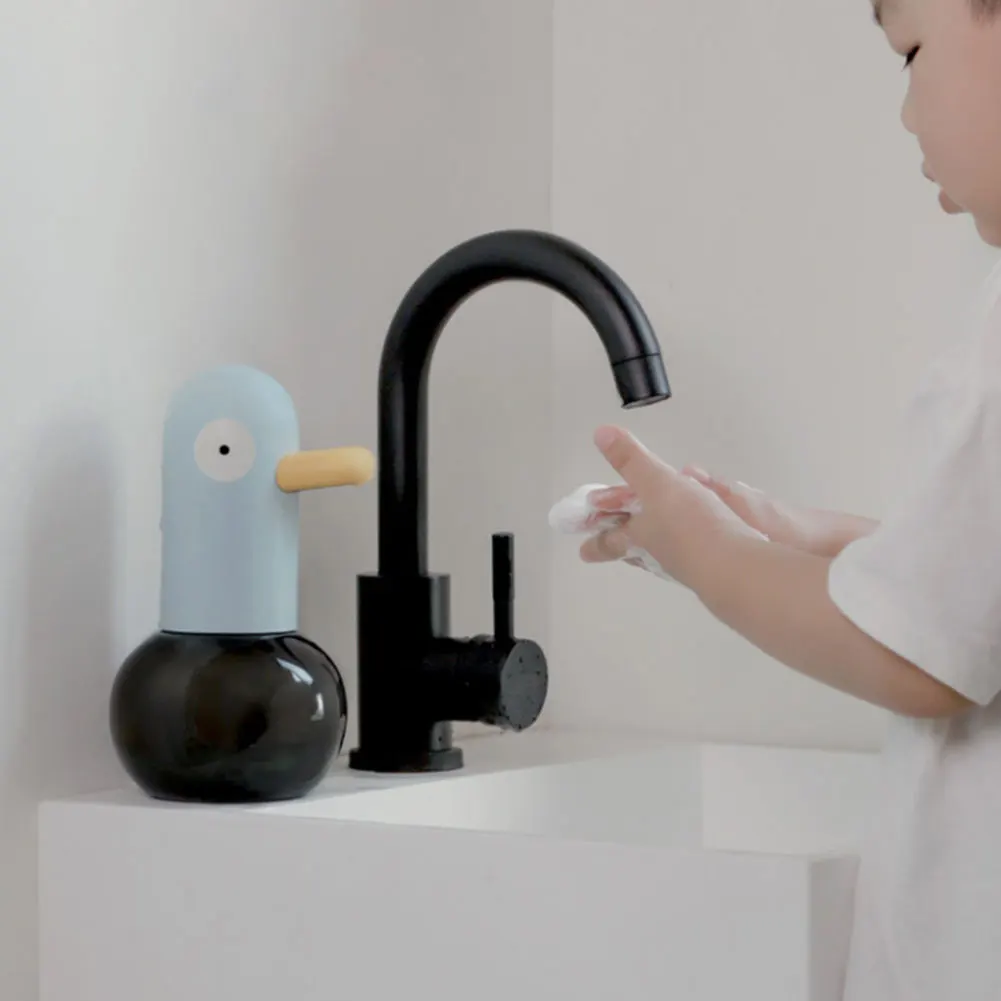 

Cute Duck Hand Soap Dispenser Touchless Dish Soap Dispenser Rechargeable Hands Free Auto Soap Dispenser for Kitchen Bathroom