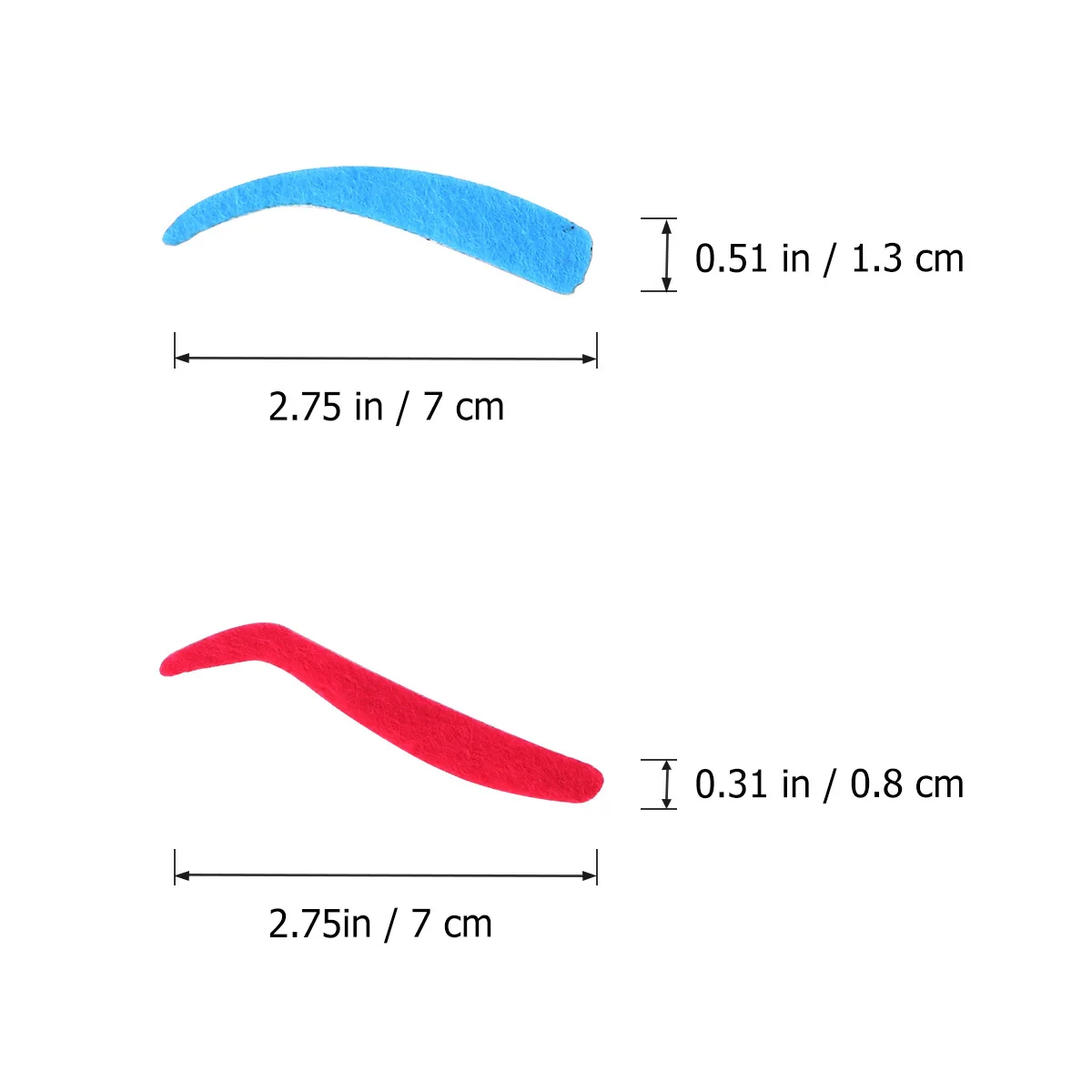 5 قطعة مجموعة الحواجب وهمية 4 أنواع 5 ألوان أزياء الهالوين اكسسوارات مضحك حفلة تنكرية تأثيري مجموعة الحاجب