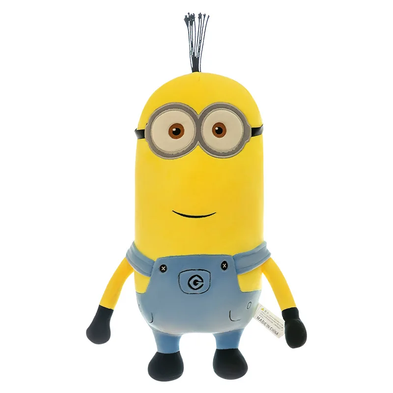 DespicableMe Minions Movie Periphery Plush Bob Plush Stuart Stuffed Toys In Jeans Soft Dolls Pillow Decoration Children Gift