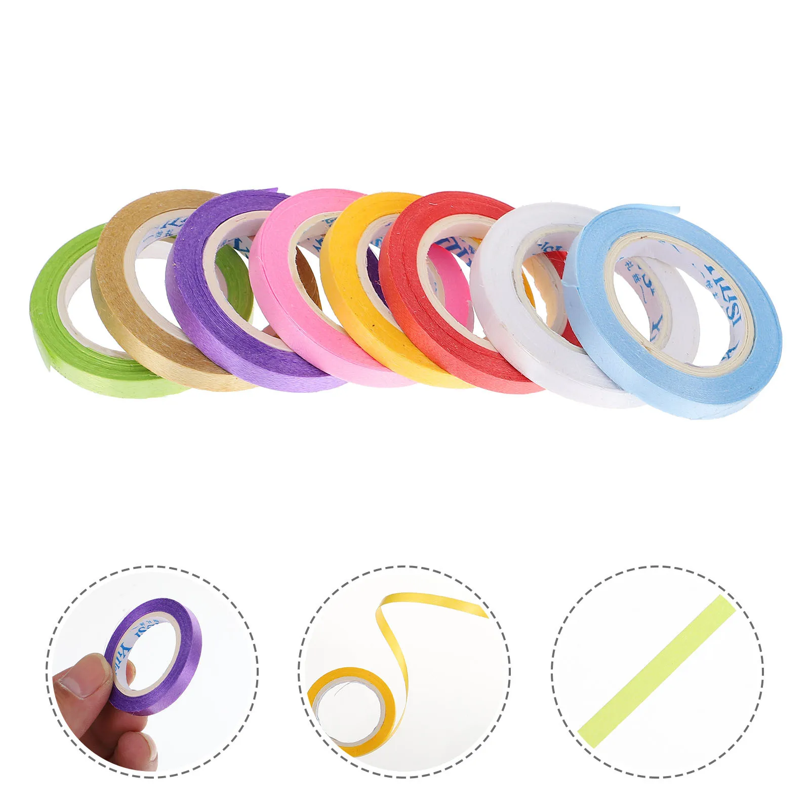 

50 Rolls Decoration Ribbon Coil Crimped Balloon Decorate Curling Bulk for Balloons