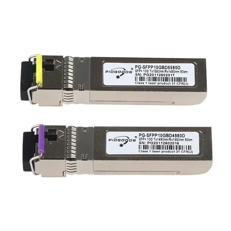 

PG-SFPP10GBD4580D Расстояние 80 км 10G BiDi sfp-10g-zr Трансивер