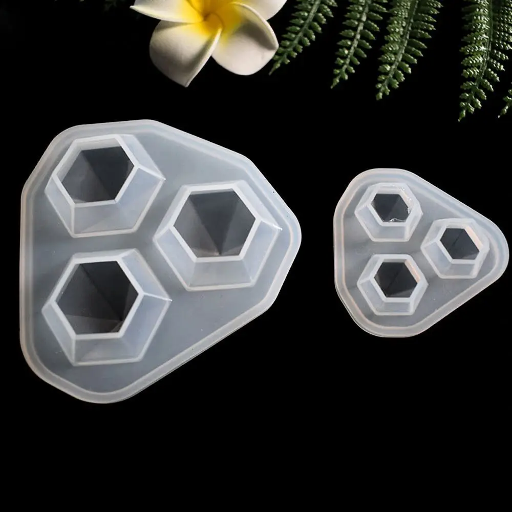 3 In 1 Silicone Diamond Mold Decorative Craft DIY Cutting Shape Type Epoxy Resin Molds for Jewelry Making Tool