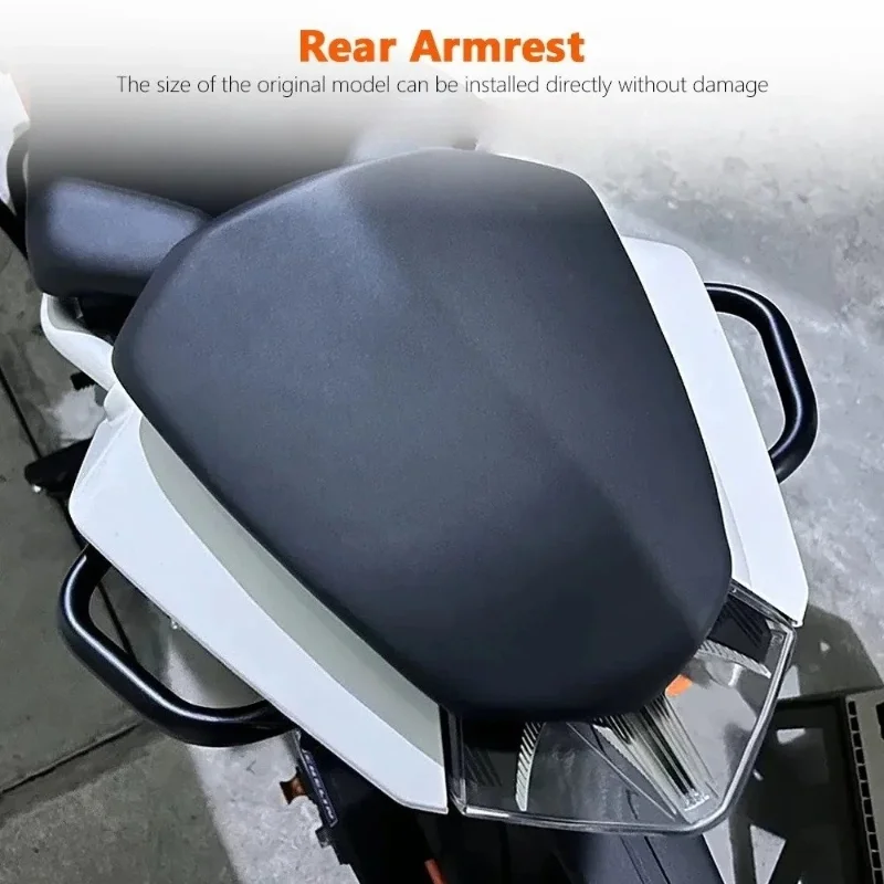 for KTM DUKE 250 390 Rear Seat Passenger Armrest Motorcycle Accessories Support Mount Bracket Handle Grab Bars Arm Rests Pair