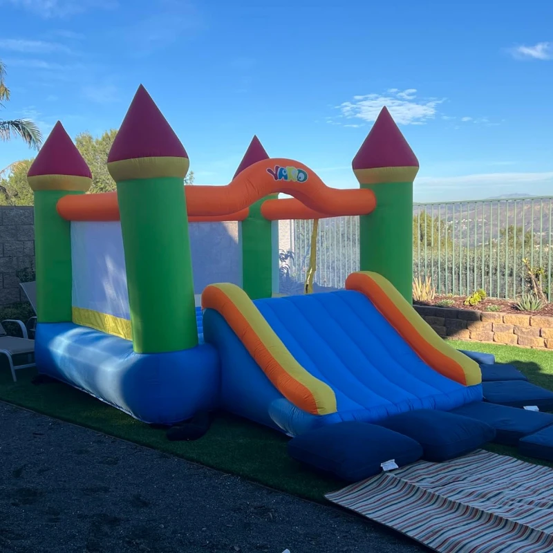 YARD Inflatable Bounce House with Slide for Kids 5-12,12ft x 9ft x 8ft Bouncy Castle Jump House for Adult Toddlers Kids Party