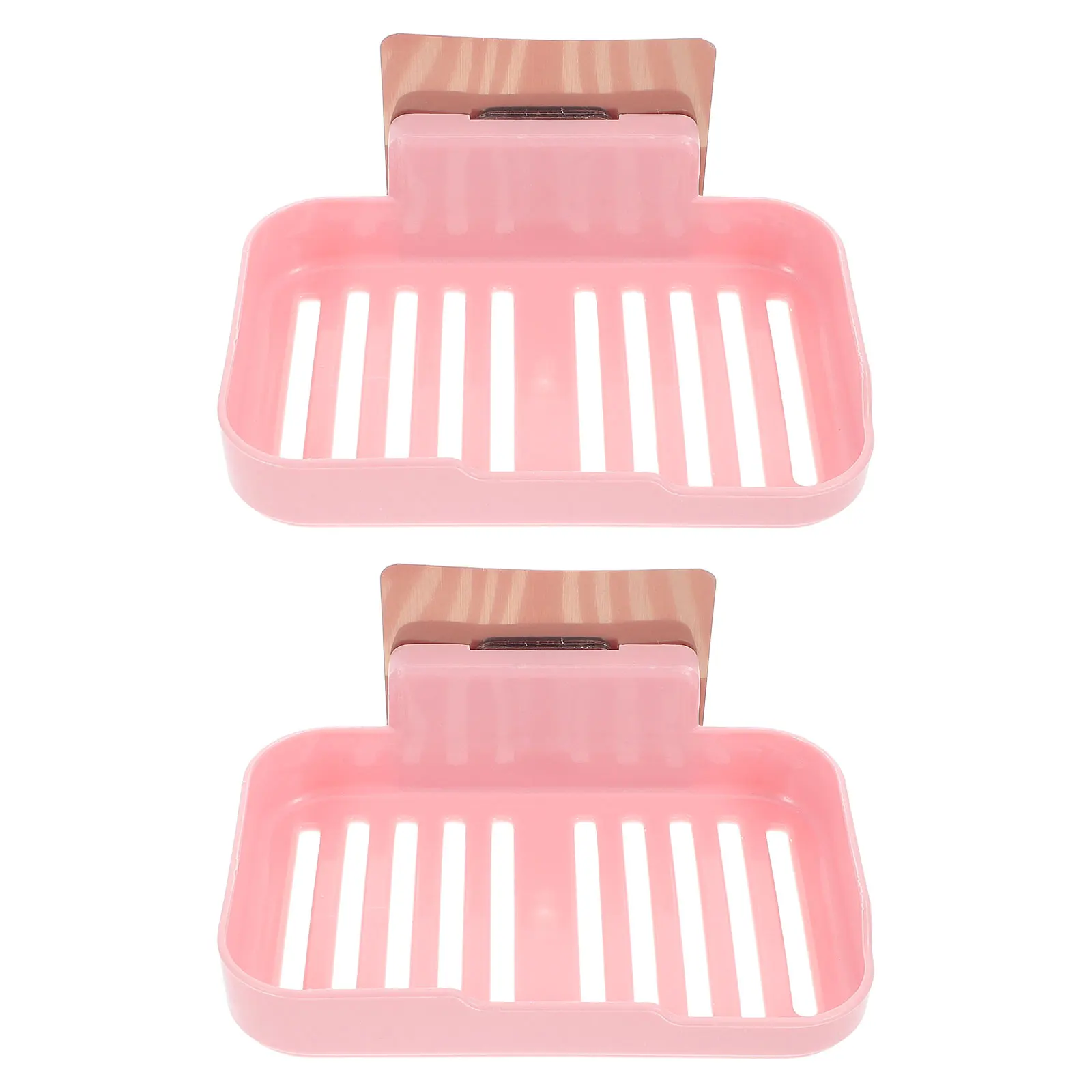 

Wall Hanging Soap Holder RV Bath Room Box Multi-layer Suction Cup Wall-mounted Travel
