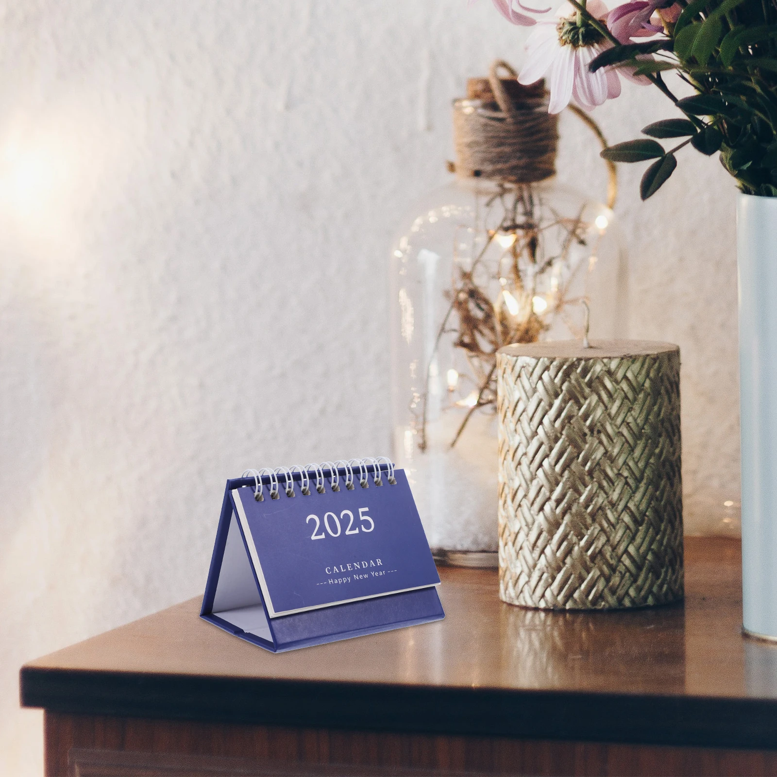 

Desktop Calendar 2025 Standing Monthly Flip Design for Office Desk Home Use Compact Space Saving Daily Reminder Decorative