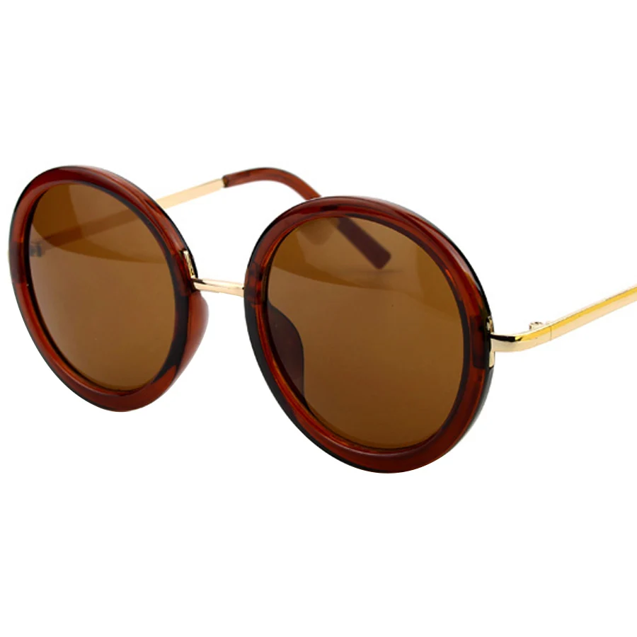 Retro Runde Sonnenbrille Damen Markendesigner Outdoor Reise Fahren Vintage Sonnenbrillen Herren Unisex Mädchen Damen 5 Farben Bestseller – Detail 6