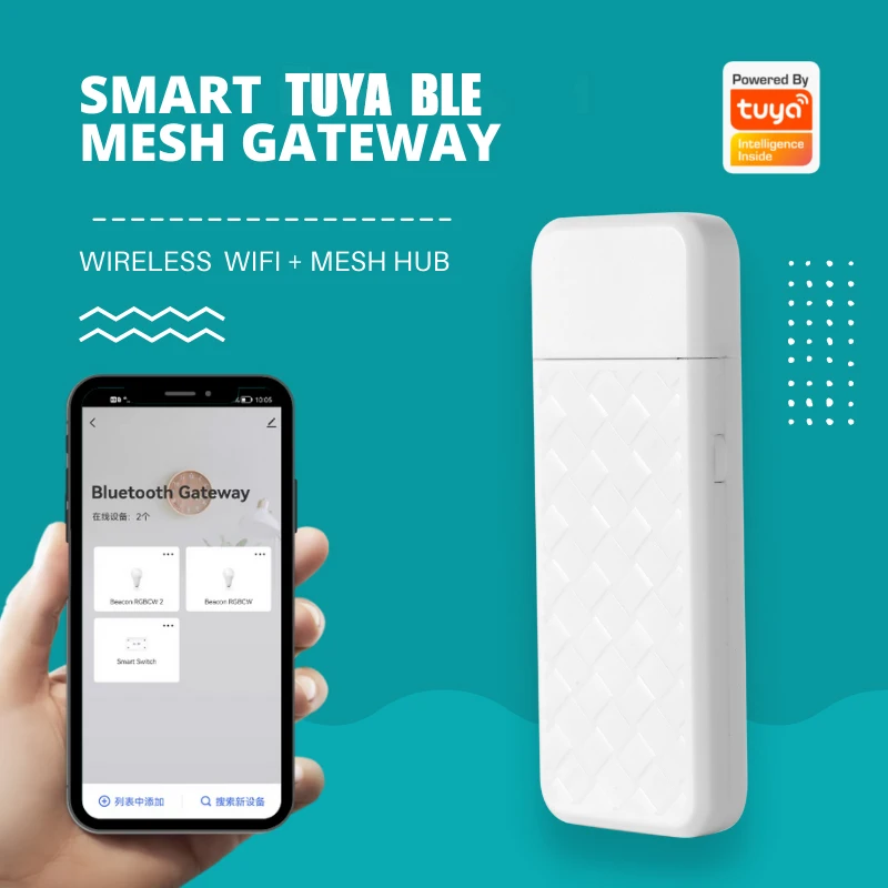 TUYA Smart Mesh Gateway USB Controlled Central Control Hub مع BlE WIFI 5V Max. الجهد