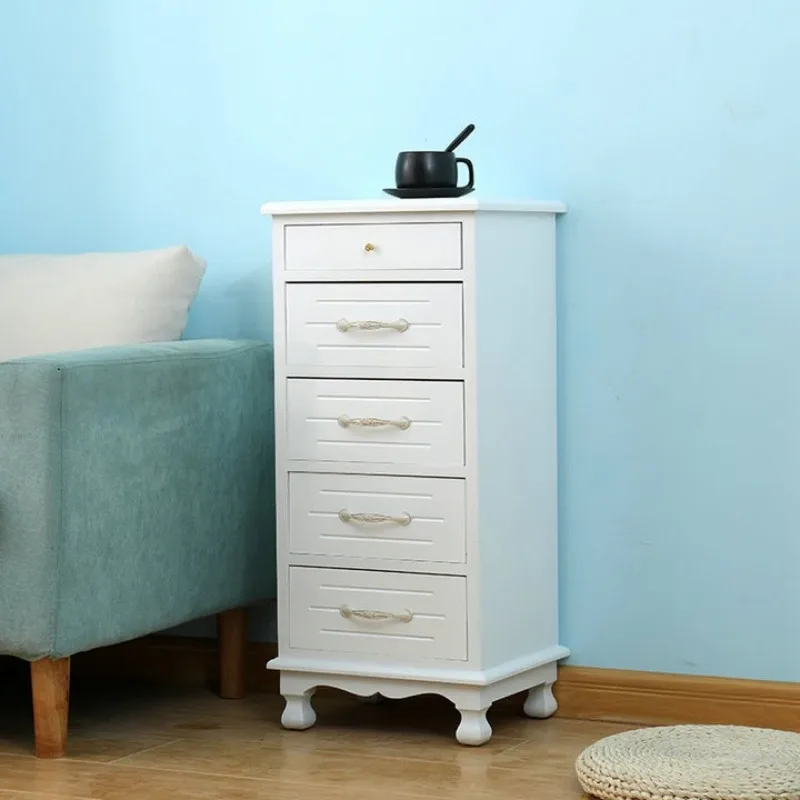 Solid wood drawer chest, bedroom bedside table