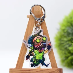 18 Styles Apex Hero Keychain Clear Acrylic Key Chain Pendant Anime Accessories Cartoon Key Ring