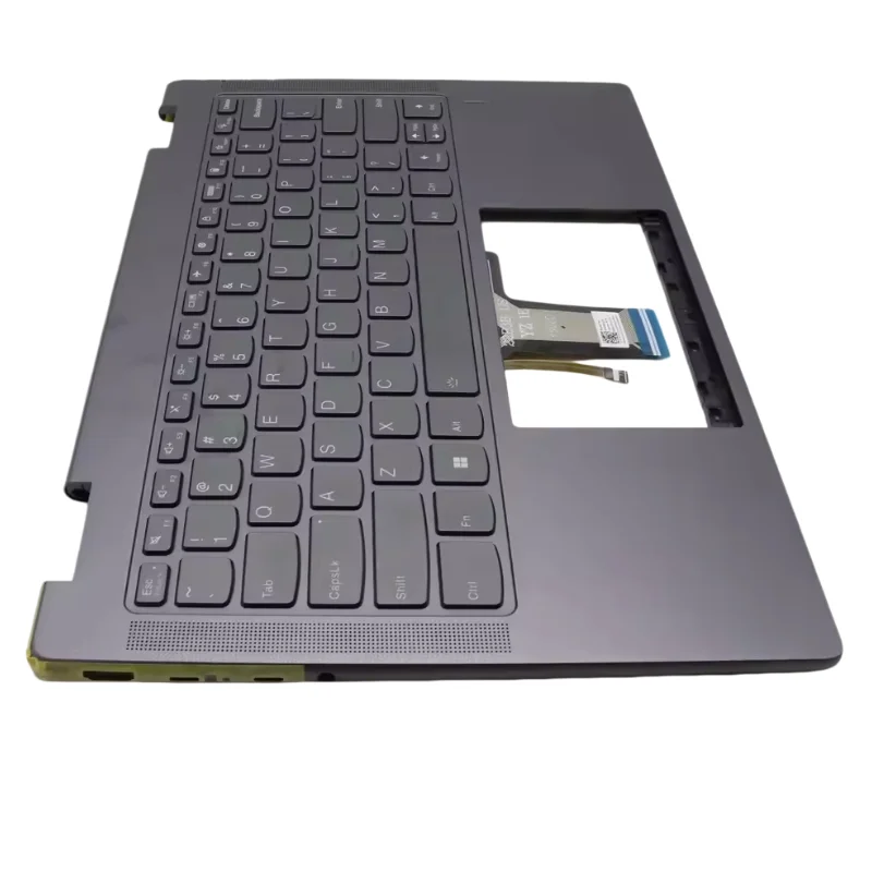 14 inch New Palmrest Upper Case with US Backlight Keyboard 5CB1L40794 For Lenovo Yoga 7 14IRL8 2023 Year