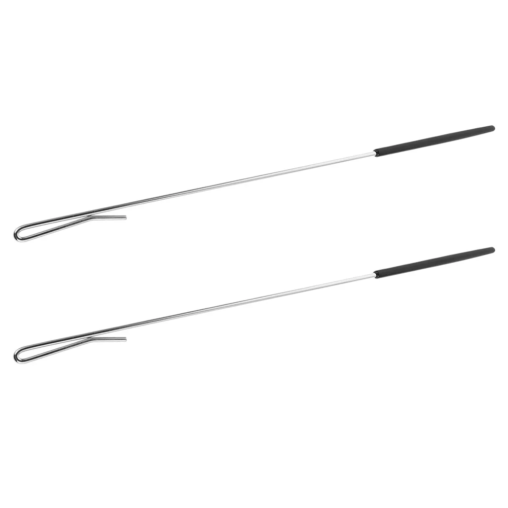 2 Stuks Marionet Arm Controle Staven Halfbody Hand Beweging Staven Voor Podium Kindertheater Flexibele Metalen Marionet Stok Accessoires