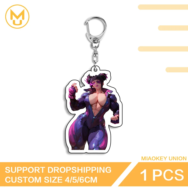 Han Juri Creative Personality Attractive Edgy Double Sided Acrylic Key Chains Lightweight Anime Jewelry Accessories Gifts