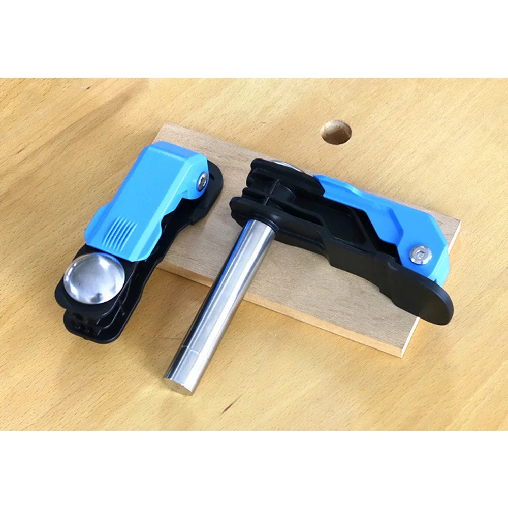 2pcs Woodworking Quick Press Clamp Adjustable Angle 19mm 20mm Manual Clamping Aluminum Alloy Desktop Press Plate Fixture Tools