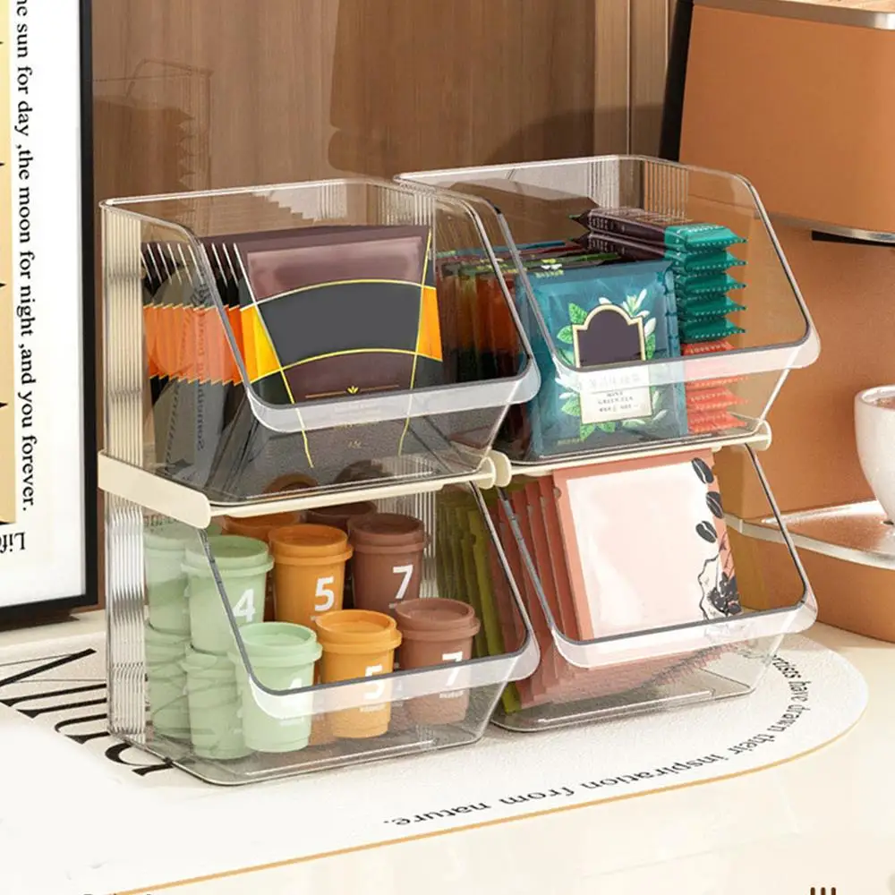 

Tea Bag Storage Box Desktop Storage Rack Capsule Coffee Storage Box Bar Counter Storage Snack Durable Stackable Storage Rack