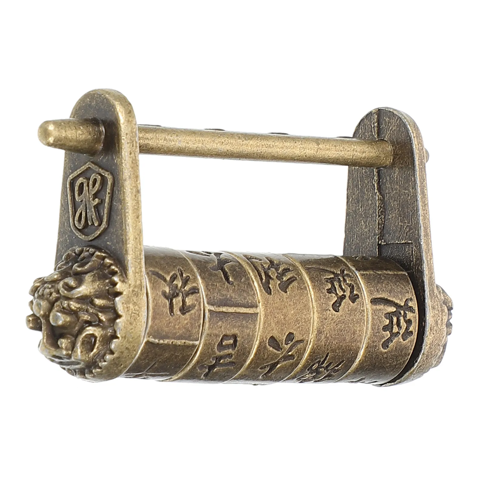 كلمة المرور الكلاسيكية الصغيرة قفل صيني قفل معدني الرجعية للمجوهرات صندوق خزانة درج حقيبة الأمن خمر