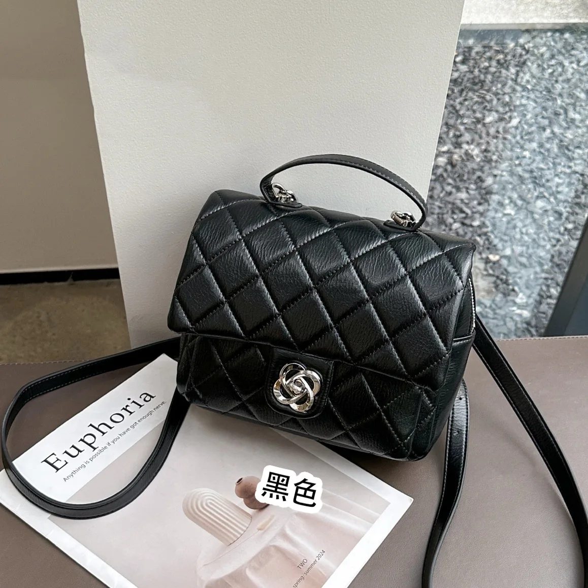 

Luxury Brand Leather Messenger Bag for Ladies Famous Designer Women's Classic Elegant Crossbody Bag Stylish