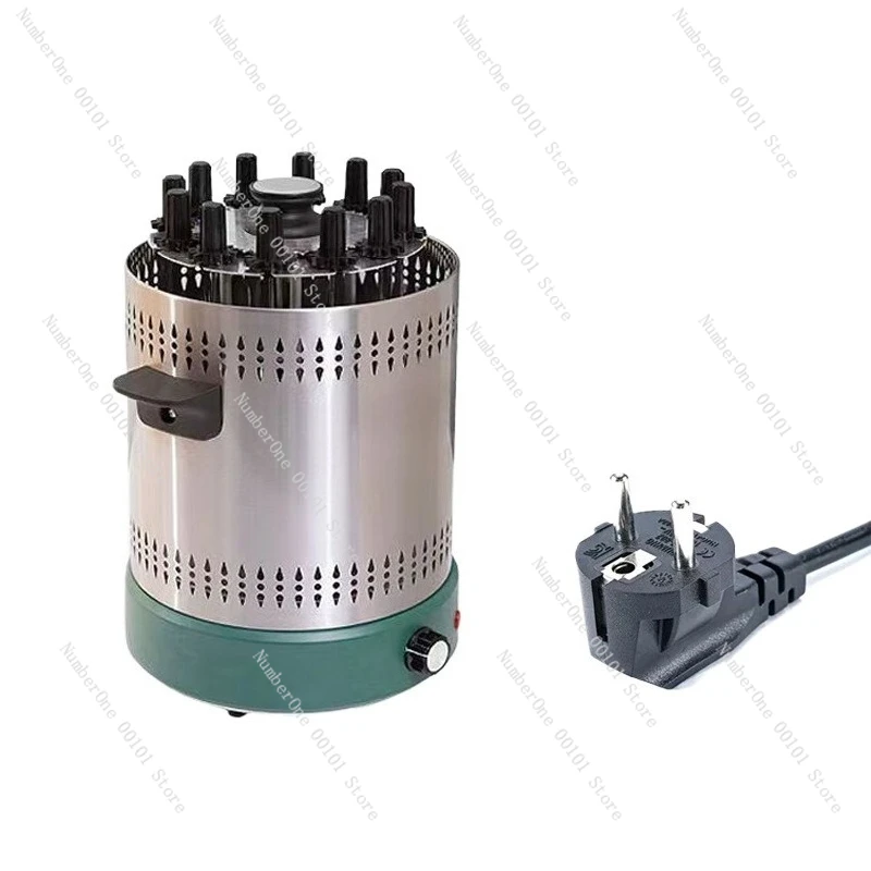 

Household automatic electric barbecue grill 12 skewers of smoke-free rotary small barbecue machine