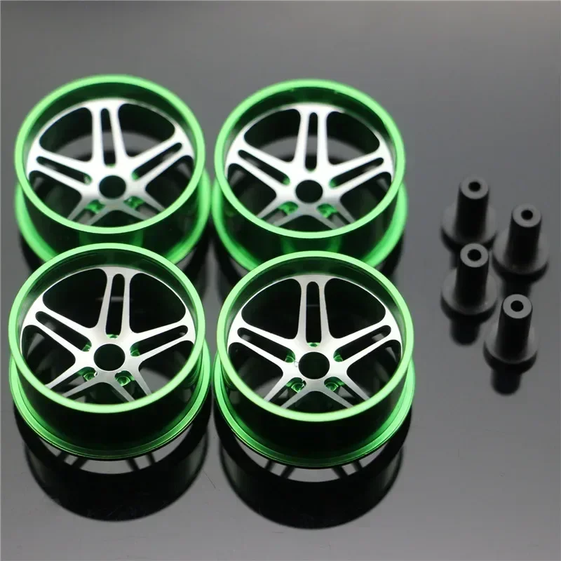 Rodas leves de diâmetro médio, peças feitas por você mesmo para roda colorida tamiya mini 4wd com disco de alumínio l005