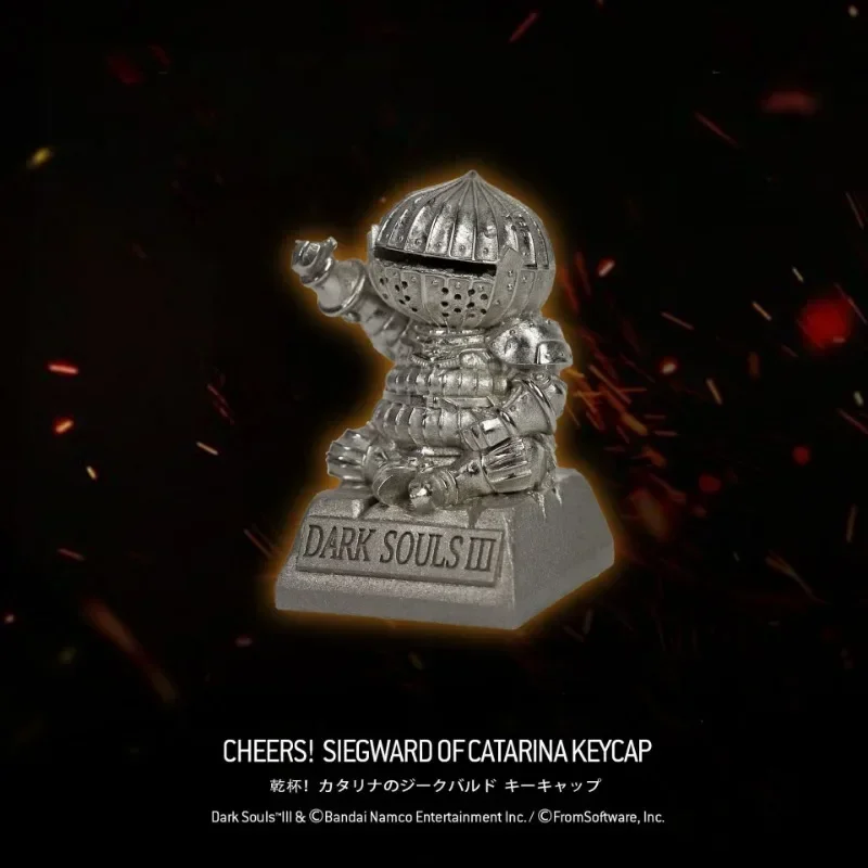 Teclas de Anime Dark Souls SIEGMEYER OF CATARINA, Teclas Personalizadas para Teclado Mecânico, Teclas Artesanais DIY, Presentes para Gamers de PC