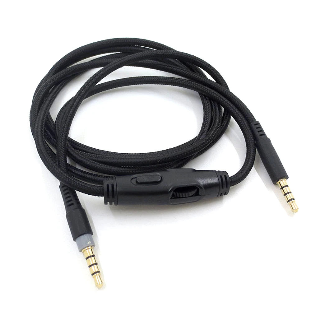 3.5mm Cable For HyperX Cloud Alpha/-HyperX Cloud/Cloud Core Flight Headphone Cable Sound Control Headphone Cable