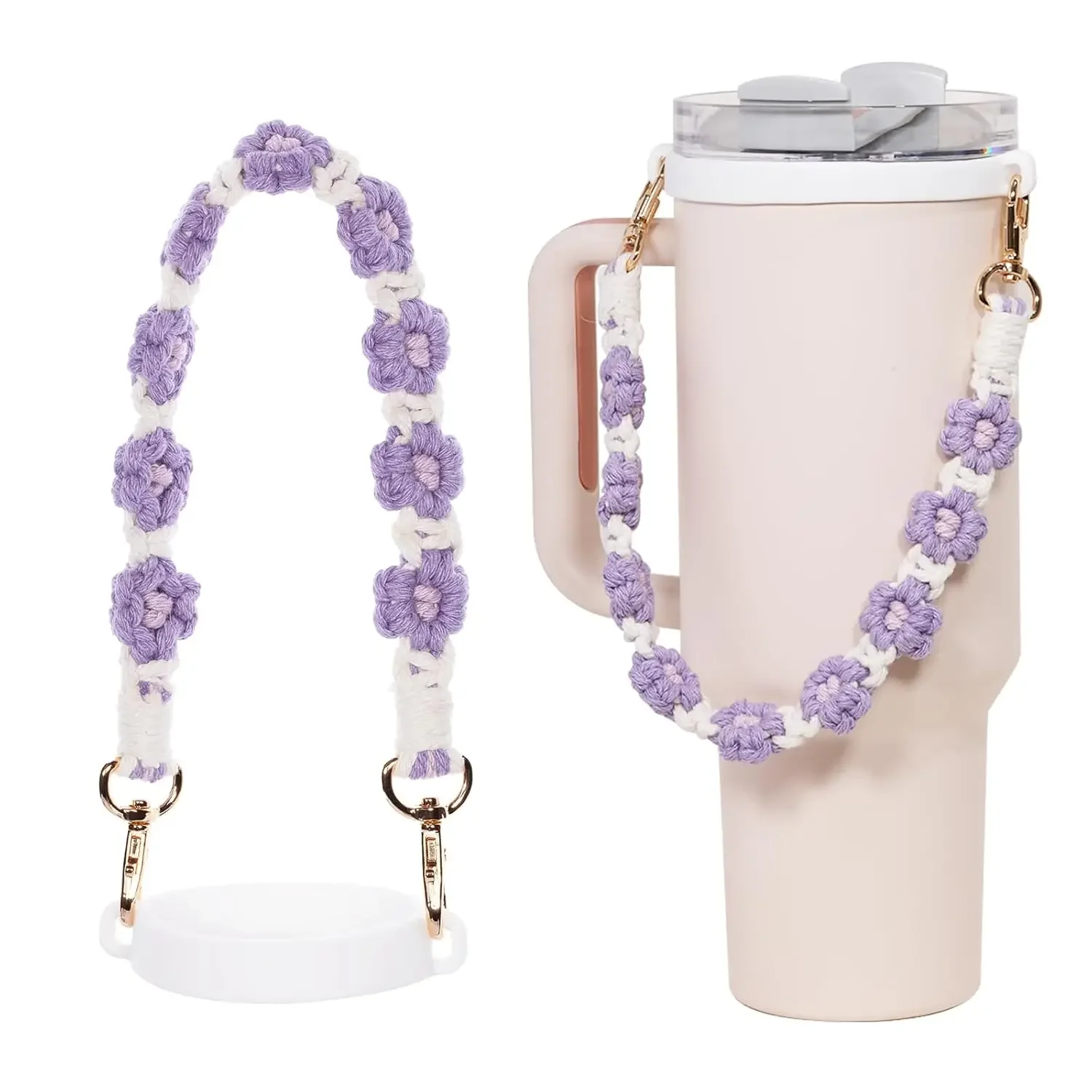 

Ручка для бутылки с ремешком для бутылок Owala, подходит для большинства бутылок объемом 12-40 унций, для Stanley Cup, для Hydro Flask