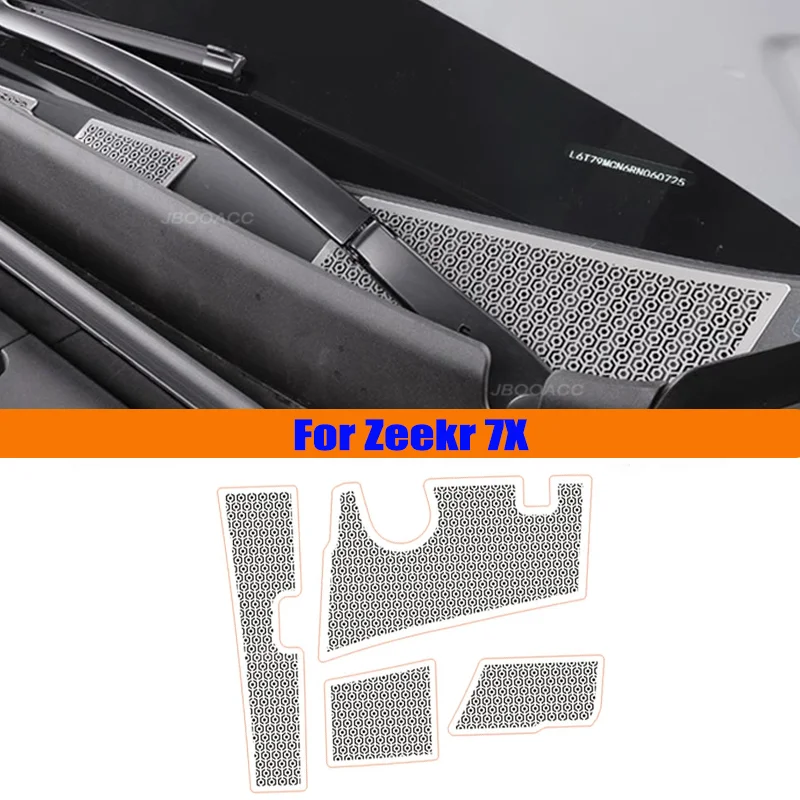 

For Zeekr 7X Car Front Cover Air Outlet Protection Cover Hood Drain Port Dust Cover Air Inlet Anti-blocking Interior Accessories