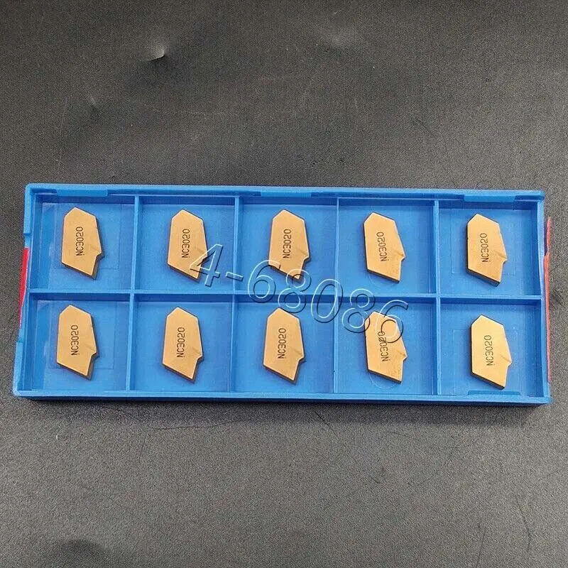 10pcs SP200 3020 GTN-2 Grooving Cut-Off Carbide Inserts 2mm Width ZQMX2N11-1E CNC