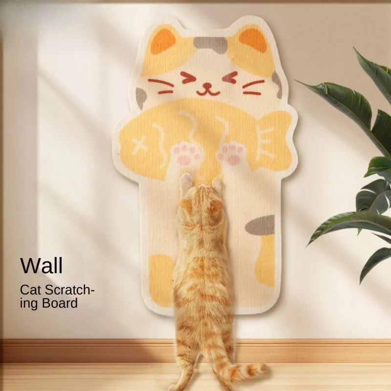 

Wall mounted cat scratching board thickened durable wear-resistant shavings resistant protecting furniture from scratching