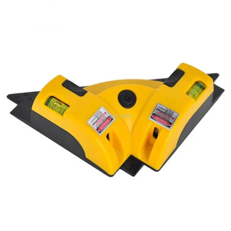 90° Infrared Laser Level Vertical Horizontal Line Projection Square Floor Tiling Level Laser Accurate Measurement