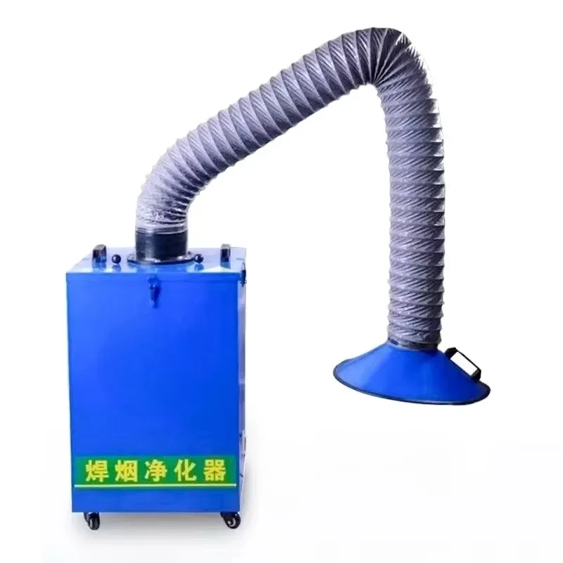 High Efficiency Industrial Fume Extractor Fan Welding Smoke Dust Collector Mobile Filtration Unit for Workshop Ventilation