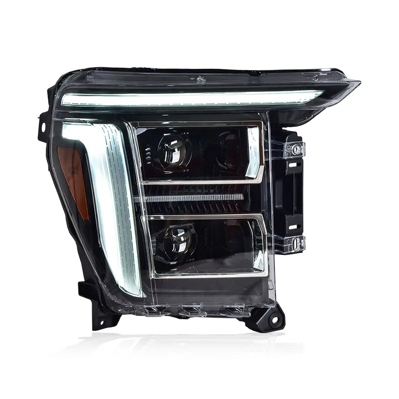 LED Dual Beam Headlight for F150 2021-2025 DRL Sequential Turn Signal Projector Lens Assembly
