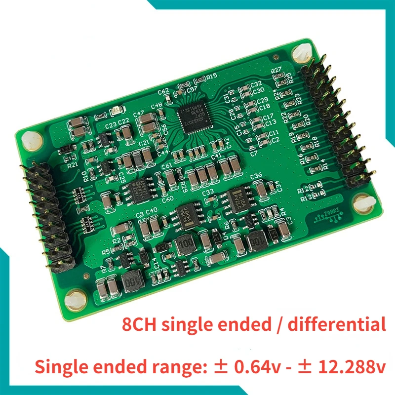 

Adas3022 16bit / 1msps SAR ADC Module / High Impedance / 8-channel Single Ended / 4 Differential Input