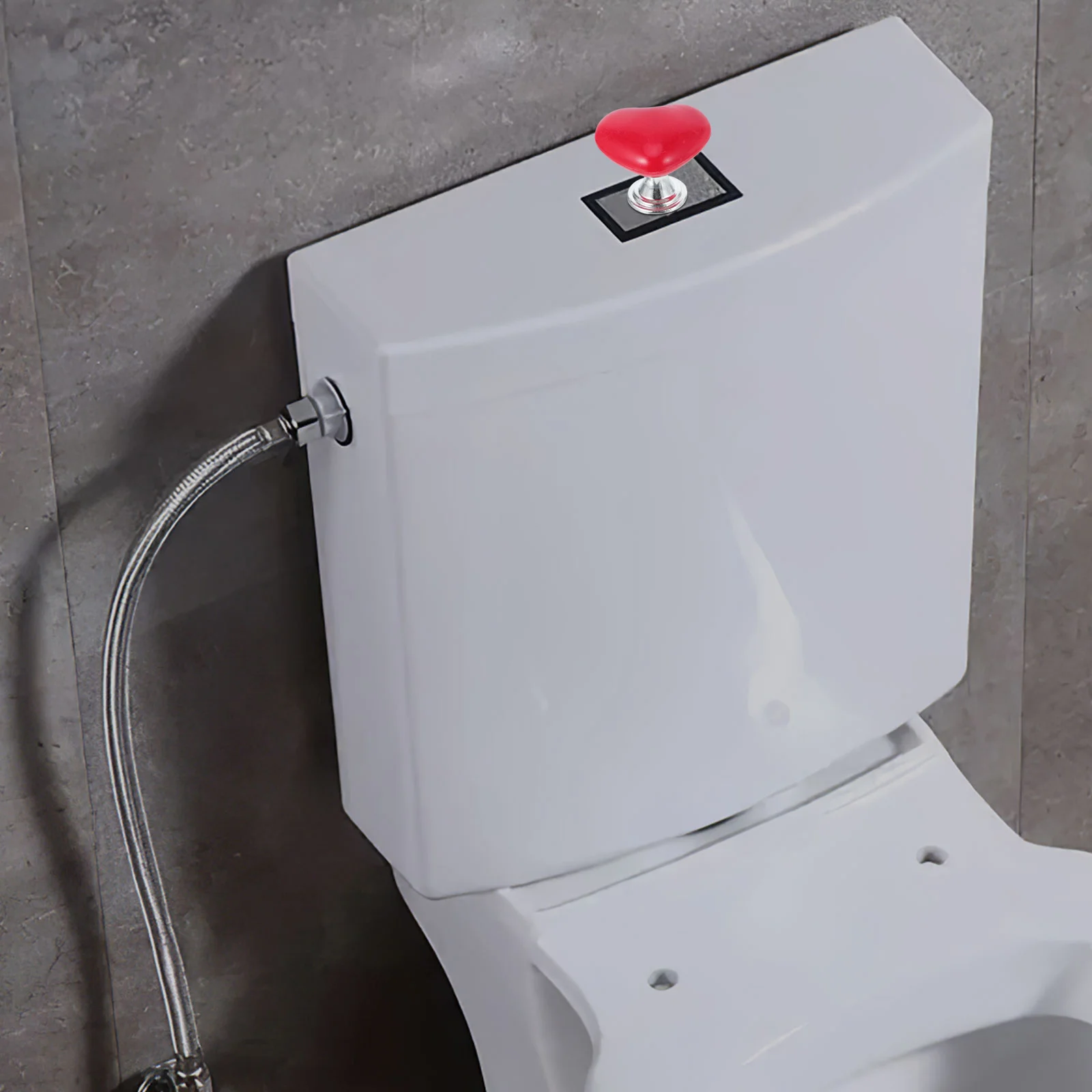 

20pcs Toilet Tank Button Heart Shaped Flush Pusher Lifter Handle For Women With Long Nails Easy Install Durable Replacement