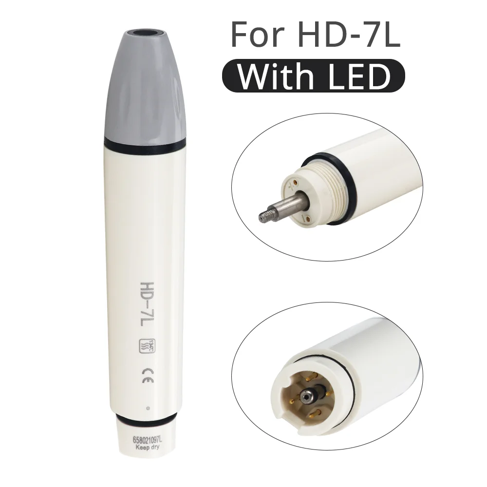 

HD-7H SATELEC DTE WOODPECKER EMS VRN Dental Ultrasonic Piezo Scaler Handpiece LED Fit for Dental Ultrasonic Scalers