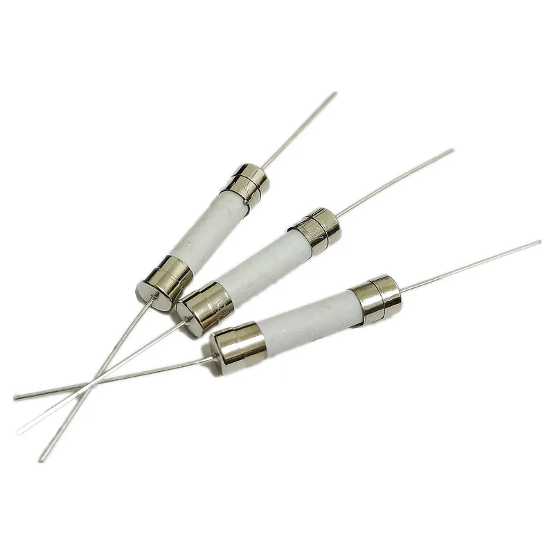 10pcs 6x30mm Fast Blow Tube Ceramic Fuse with Pin 6*30MM 10A 12A 15A 20A 25A 30A 250V Quick Break Fuse Tube