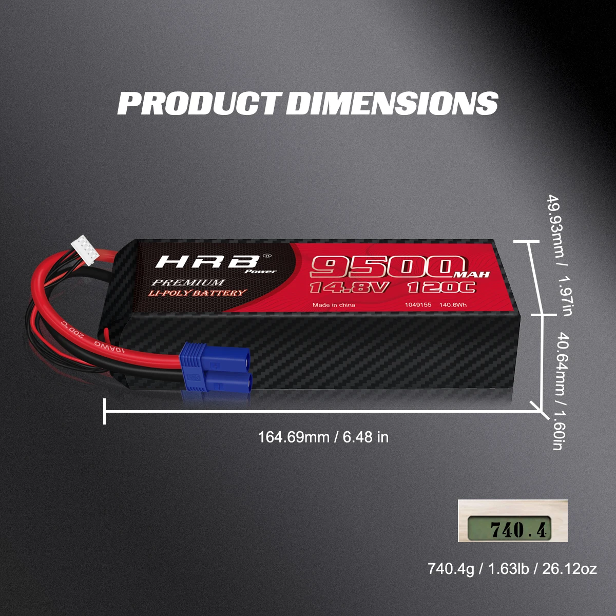 HRB 3S 4S 8000mah 9500mah يبو بطارية 11.1 فولت 14.8 فولت 150C 120C RC طائرة هليكوبتر سيارة قارب شاحنة أجزاء