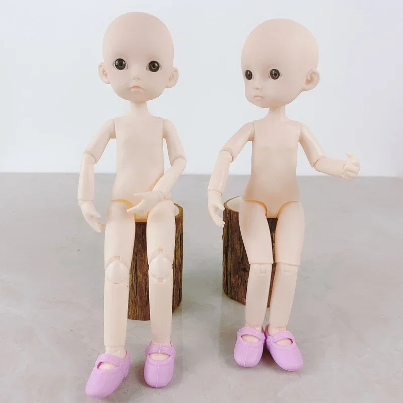 26cm BJD Doll Naked Body and Head DIY Toys Bjd Doll DIY Practice Makeup Without Makeup Head for Girls Toy