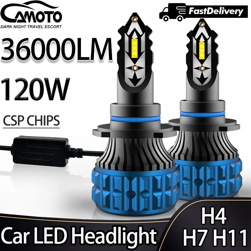 

36000LM H1 H4 H7 LED Canbus H8 H11 9005 HB3 9006 HB4 9012 Hir2 9008 H13 LED Bulb 3570 CSP Car Kit Turbo Fog Light