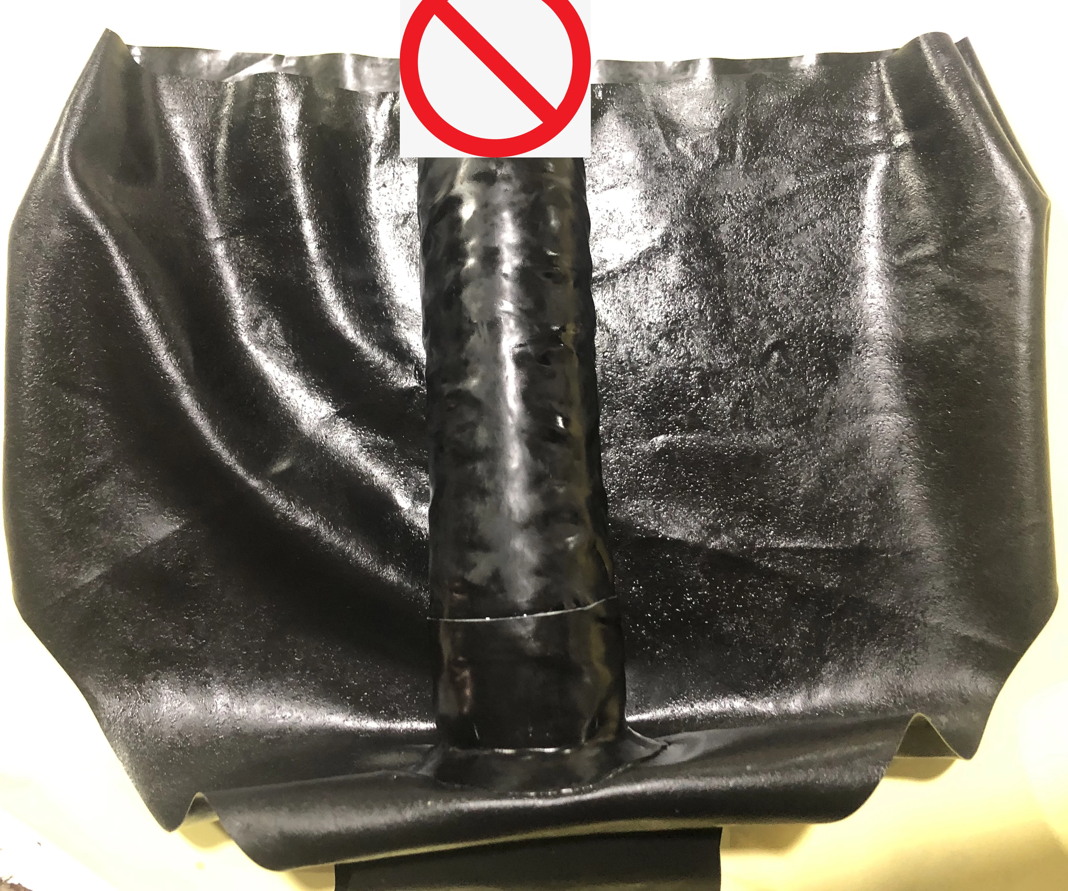 Latex Underwear Rubber Panties with Solid Black or Tranparent Penis Underpants for Adult