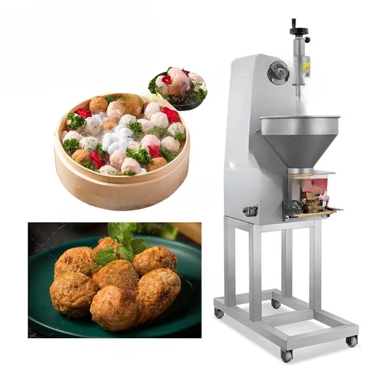 Macchina automatica per la produzione di polpette di pesce