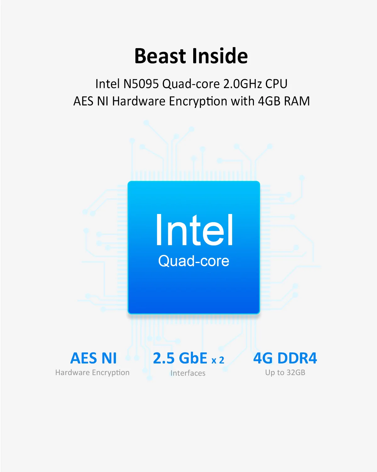 TERRAMASTER 4BAY NAS F4-423 (без дисплея)