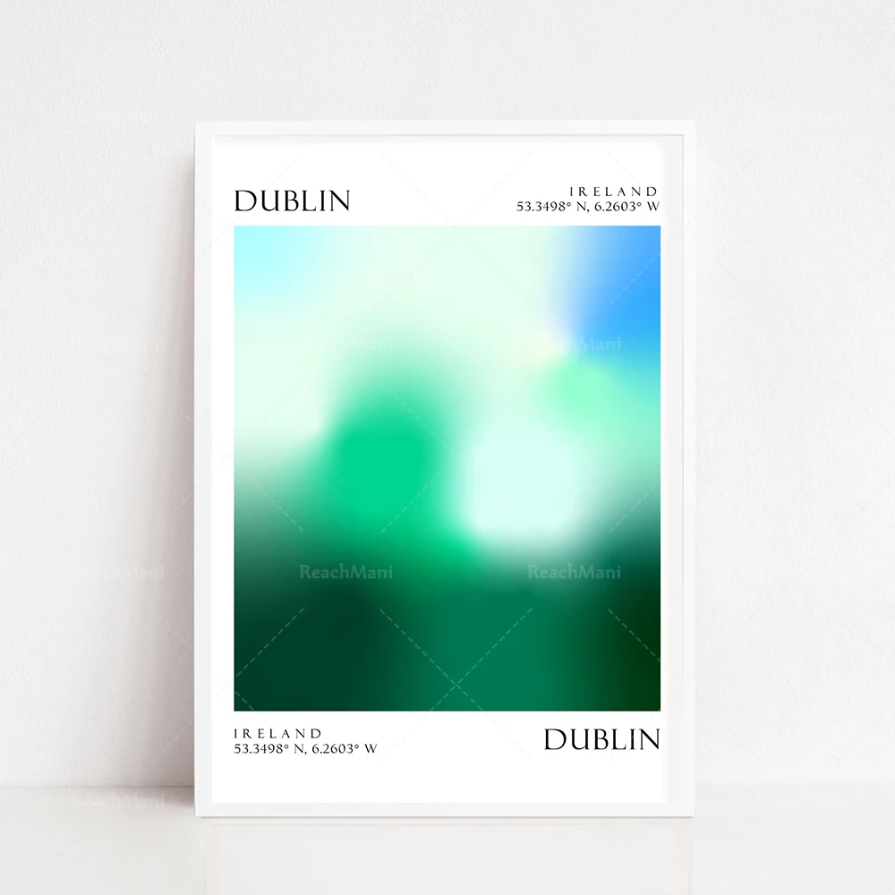 أوسلو النرويج، تركيا، إستونيا، أيرلندا، موسكو، نيبال، كوريا الشمالية بيونغيانغ، الدنمارك، تايوان، صربيا ملصق السفر التدرج