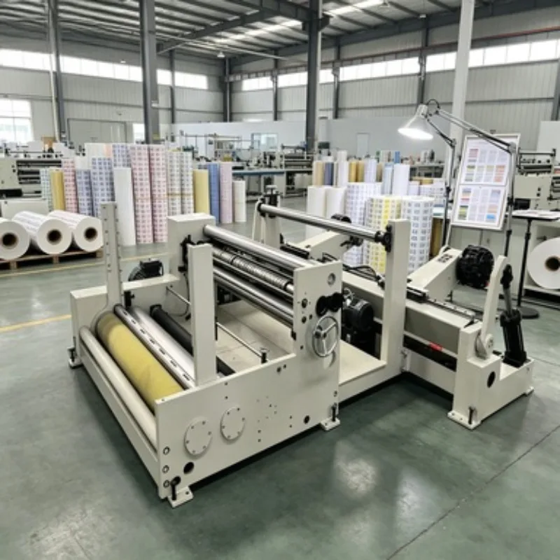 S300-1300D Semi Automatic Jumbo Roll Paper Slitter and Rewinder Plastic Film Slitting Cutting Machine for Sales
