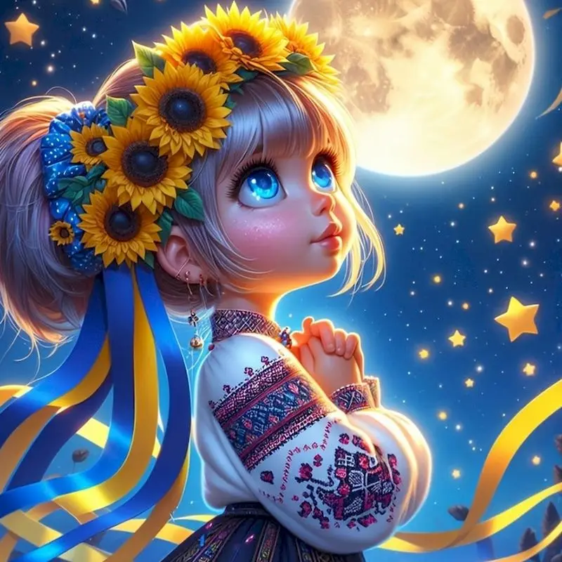 

PhotoCustom New Arrival Diamond Mosaic Girl Portrait DIY Full Square Round Diamond Painting Landscape Decor For Home