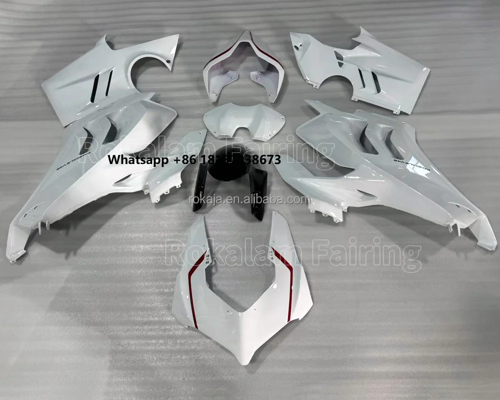 

Bodywork Parts for Ducati Panigale V4 S SP 2022 2023 2024 V4 22 23 24 White Motorcycle Aftermarket Kit Fairing